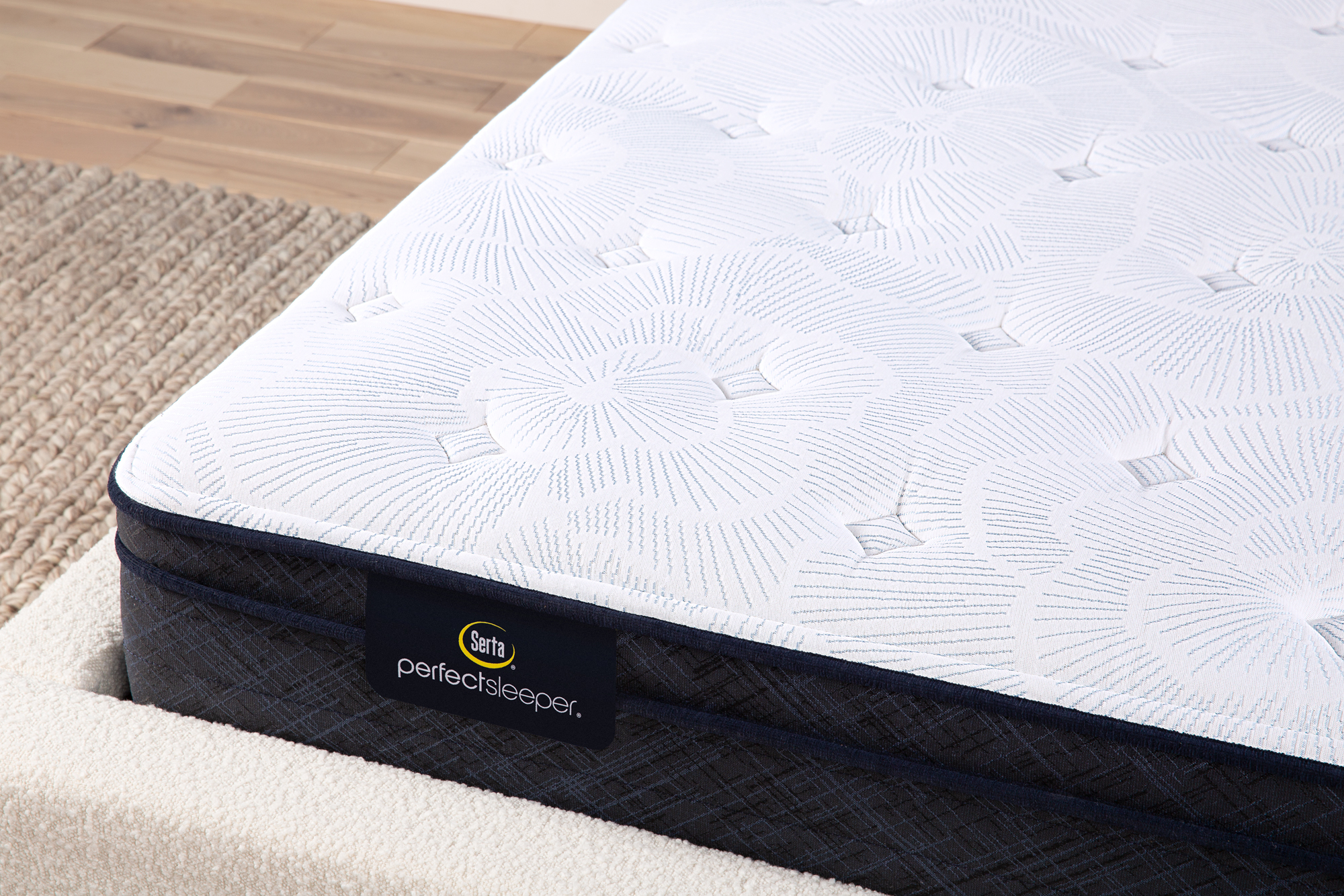 Photo of the Serta Perfect Sleeper Adoring Night Plush Eurotop mattress.
