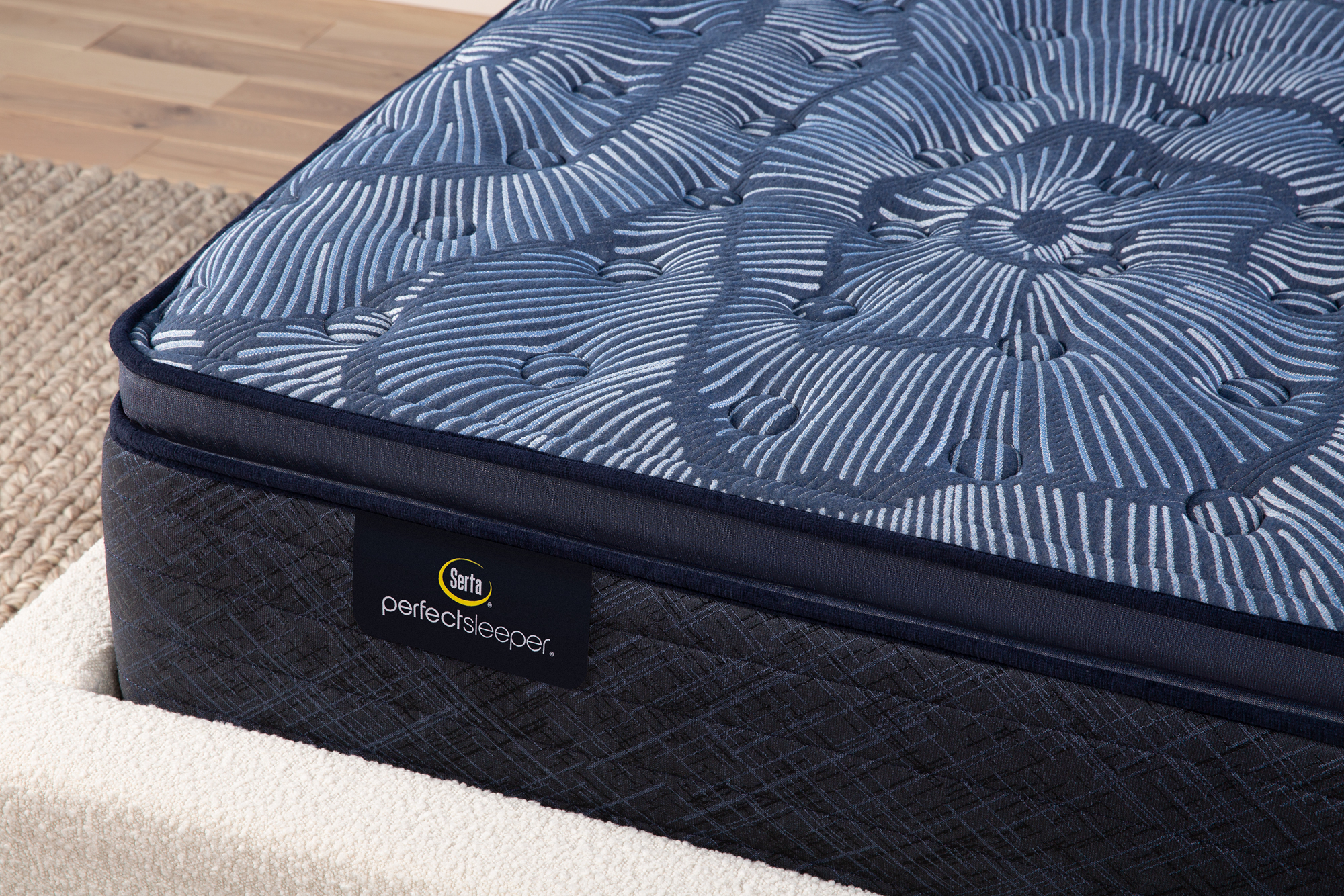 Photo of Serta Perfect Sleeper Cobalt Calm Medium Pillowtop mattress.
