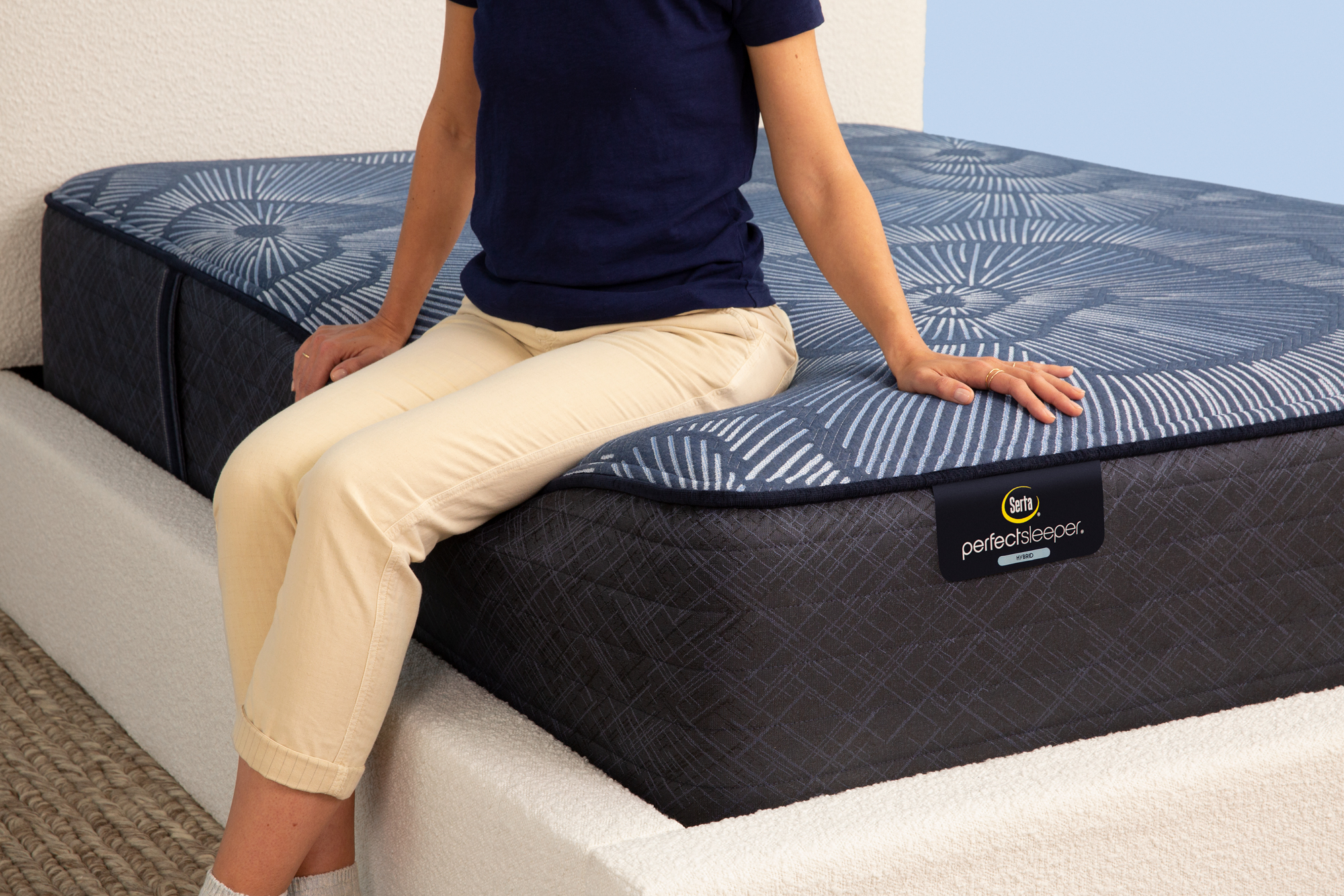 Photo of the Serta Perfect Sleeper Euphoric Nights Hybrid Plush mattress.