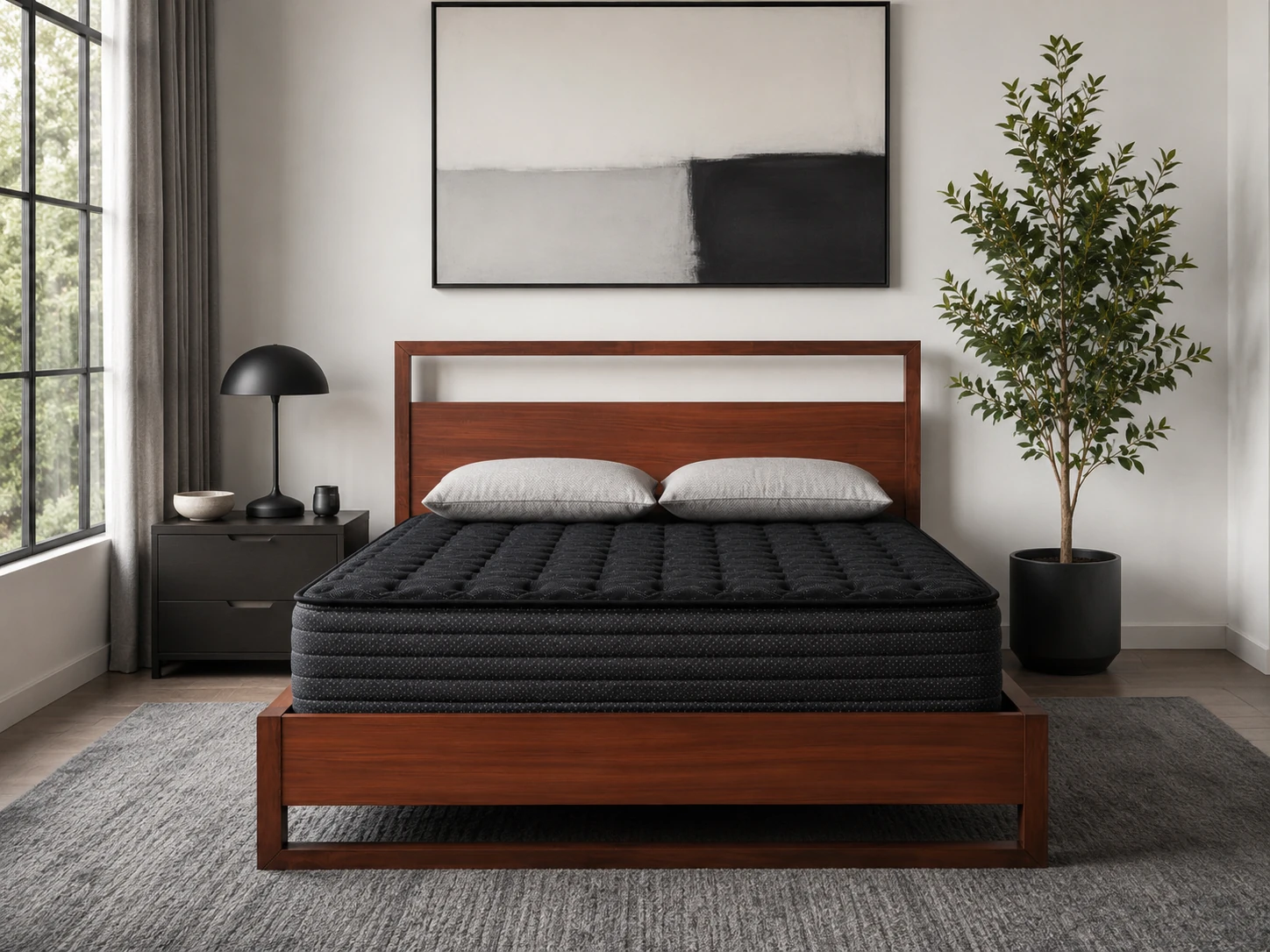 40-winks-craftsman-firm-mattress-modern-primary-bedroom 40-winks-craftsman-firm-mattress-modern-primary-bedroom