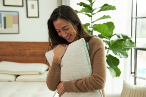 Avocado Molded Latex Pillow Queen